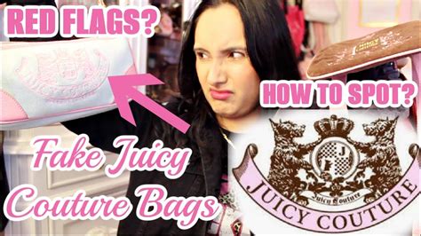 real vs fake juicy couture bags|vintage juicy couture bags real.